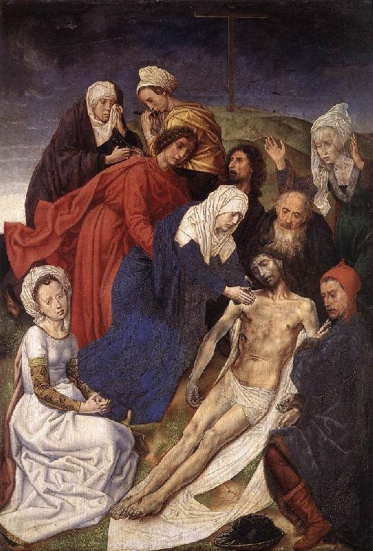 GOES, Hugo van der The Lamentation of Christ France oil painting art